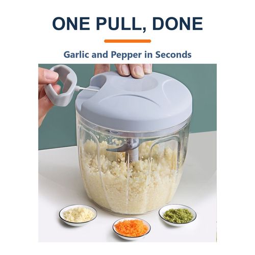 900ml Manual Food Chopper for Shito & Jollof Prep | Accra Stock