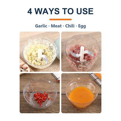 900ml Manual Food Chopper for Shito & Jollof Prep | Accra Stock