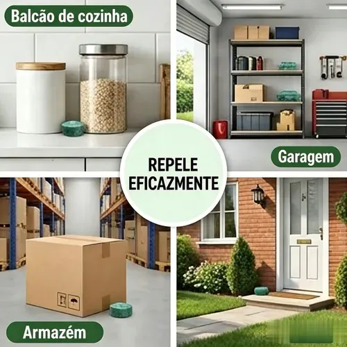 Bolas Repelentes de Roedores de Hortelã-Pimenta Sem Pesticidas (Pacote com 12), Repelente Natural de Ratos e Insetos para Casa e Garagem, Interior e Exterior, Seguro para Animais de Estimação