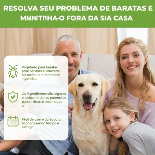 Repelente de Baratas, Limpeza Potente para Uso Doméstico, Quarto e Cozinha, Exterminador de Baratas em Gel, Kit de Controlo de Pragas, Saquetas Repelentes de Roedores para Ambientes Interiores