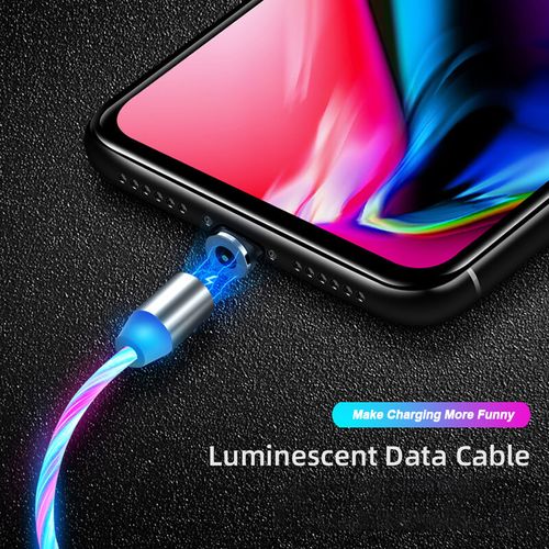 LED 3-in-1 Magnetic Fast Charging Data Cable