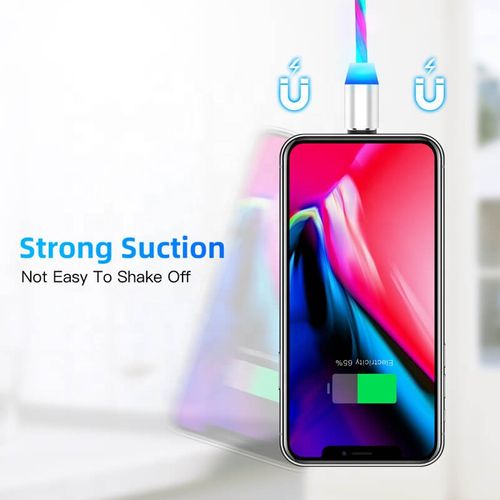 LED 3-in-1 Magnetic Fast Charging Data Cable