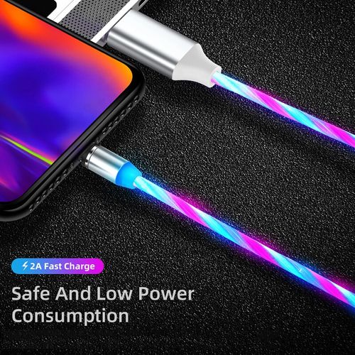 LED 3-in-1 Magnetic Fast Charging Data Cable
