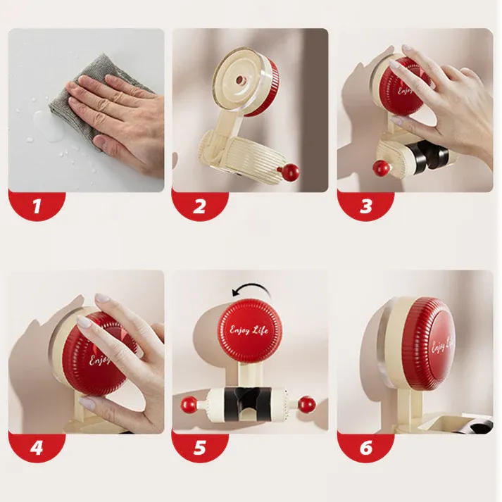 Drill-free shower head holder