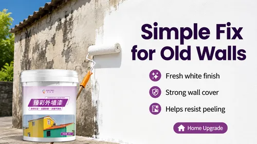 🔥Hot Seller🔥 COD！Latex Paint for Exterior Walls—Waterproof, UV-Resistant, Fade-Resistant, Water-Based, Eco-Friendly, Wall Renovation Paint