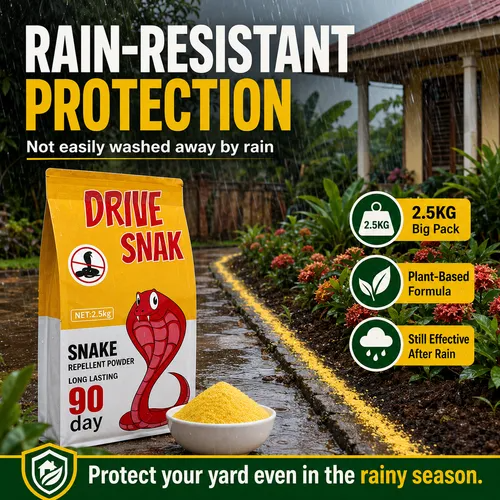 🔥Hot Seller🔥 COD！Snake Repellent Powder, Snake Repellent Granules, Bagged Snake Repellent Pellets, Household-Use, Rain-Resistant, Outdoor Repellent Powder, Snake Repellent Powder, 5 jin Bucket