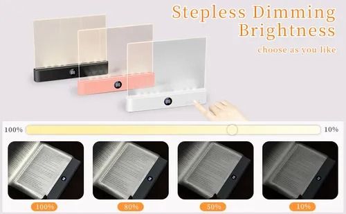 🔥Hot Seller🔥 COD！New LED Flat Panel Reading Light, Rechargeable Reading Lamp, Portable for Dorms and Bedrooms, Student-Friendly, Cross-Border USB Night Light