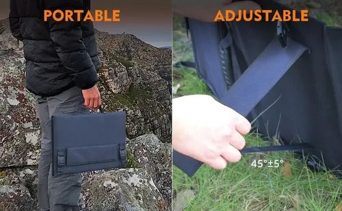 🔥Hot Seller🔥 COD！Solar Folding Kit 30-200W 18V Power Supply & Energy Storage Solar Kit Outdoor Solar PV Panel Folding Kit