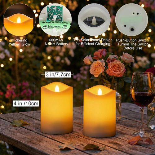 🔥Hot Seller🔥 COD！Electronic Candles: Romantic Birthday Decorations, Pathway LED Lights, Proposals, Confessions, and Engagement Props—Swaying Realistic Paraffin Wax Replicas