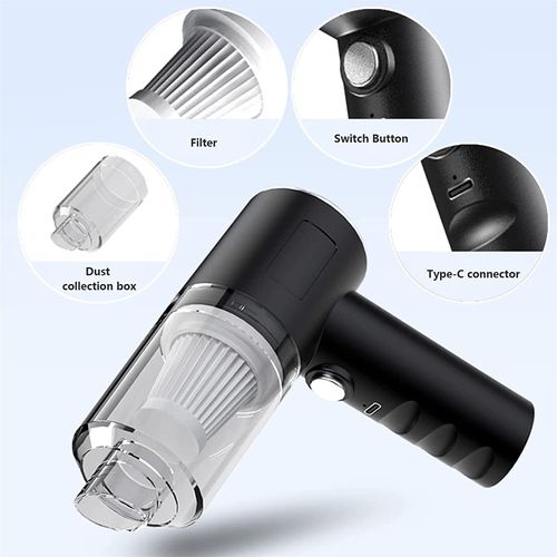 🔥Hot Seller🔥 COD！Pet Hair Remover, Car Vacuum Cleaner, Extra-Strong Suction 20,000 PA, Handheld Brushless Vacuum Cleaner, Cordless Dust Remover