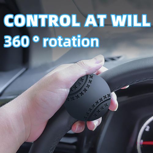 🔥Hot Seller🔥 COD！Multifunctional High-End Driving Gadget for Car Steering Wheels: One-Handed Steering Assistance and Creative Driving Aid