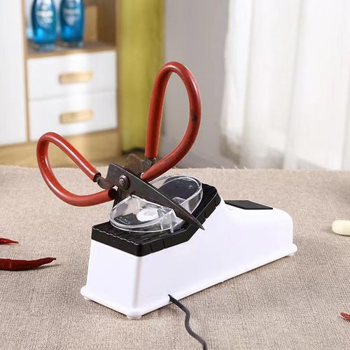 🔥Hot Seller🔥 COD！Electric Knife Sharpener, Double-Sided Compact Knife Sharpener, Kitchen Tool, Household Kitchen Knives and Scissors, Quick-Sharpening Stone, Direct from Manufacturer