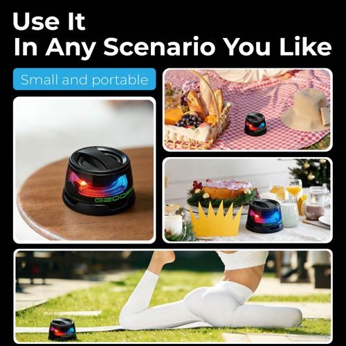 🔥Hot Seller🔥 COD！G200 Magnetic Wireless Mini Gaming Speaker with Outdoor Subwoofer—Portable, Chainable Bluetooth Speaker