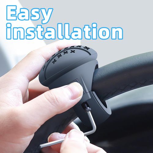 🔥Hot Seller🔥 COD！Multifunctional High-End Driving Gadget for Car Steering Wheels: One-Handed Steering Assistance and Creative Driving Aid