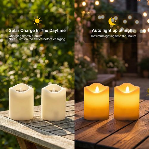 🔥Hot Seller🔥 COD！Electronic Candles: Romantic Birthday Decorations, Pathway LED Lights, Proposals, Confessions, and Engagement Props—Swaying Realistic Paraffin Wax Replicas