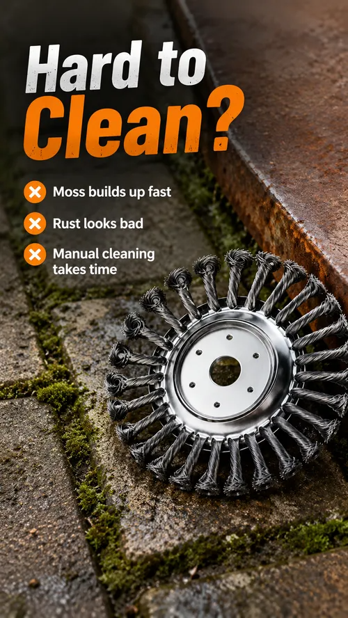 🔥Hot Seller🔥 COD！Lawn Mower Steel Wire, 6-inch and 8-inch Grass-Cutting Heads, Derusting Wheels, Weeding Wheels, Weeding Heads, Weeding Discs—Universal Parts for Grass Cutters