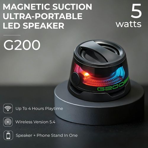 🔥Hot Seller🔥 COD！G200 Magnetic Wireless Mini Gaming Speaker with Outdoor Subwoofer—Portable, Chainable Bluetooth Speaker