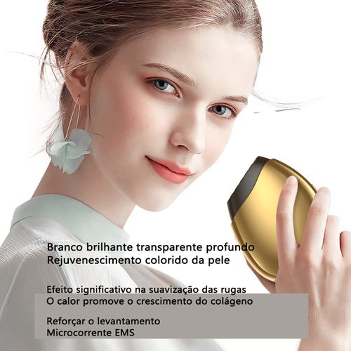 EMS dispositivo de beleza canhão de colágeno, rejuvenescimento de fóton importado em casa, V selo facial que levanta dispositivo de beleza da pele