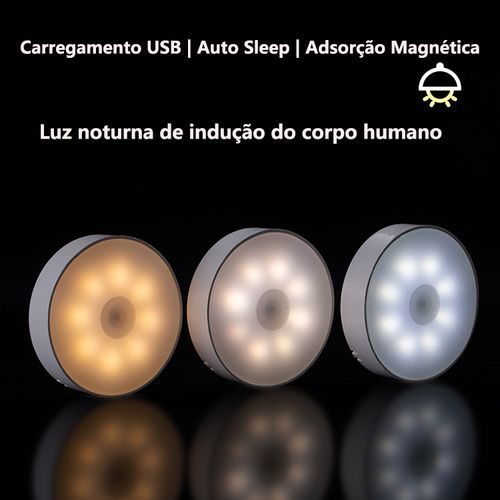 Luz noturna de detecção inteligente humana