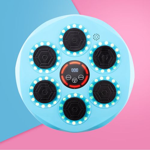 Alvo de boxe de música Bluetooth inteligente, máquina de boxe de música infantil, alvo de parede adulto, equipamento de fitness em casa