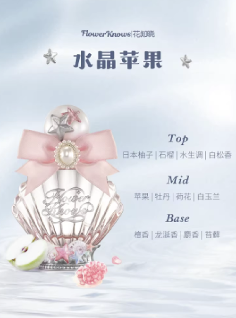 花知曉貝殼珍珠香水花果柚子香