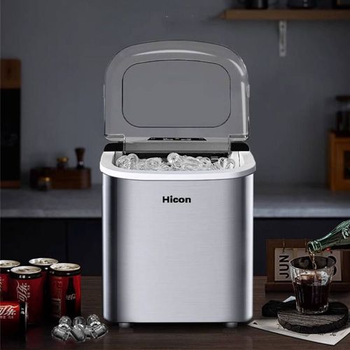 Nouvelle machine à glaçons de nettoyage automatique commerciale de cafetière de glace d'affaires clair