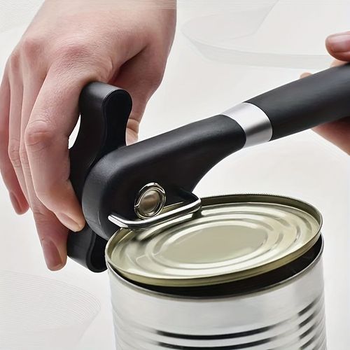 1 Ouvre-boîte multifonctionnel pour canettes, ouverture latérale rapide et simple, couteau en acier inoxydable, ouvre-boîte de cuisine, gadgets, accessoires de cuisine