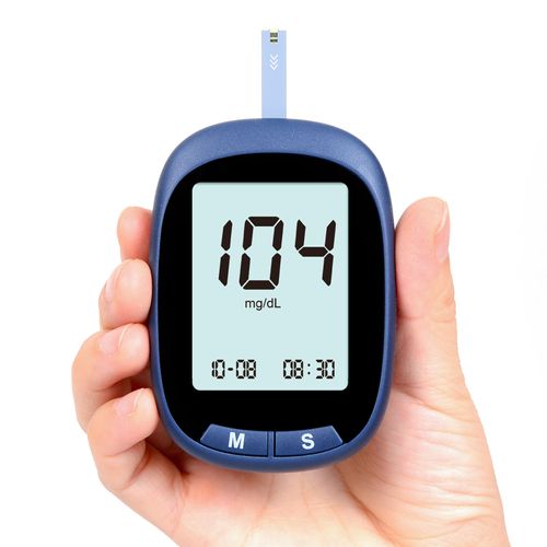 Appareil de mesure de la glycémie pour usage domestique — Lecteur de glucose avec écran LCD et certificat CE