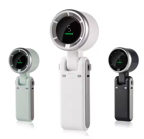 Portable Borderless Mini USB Desktop Fan Outdoor Handheld Brushless Motor Cooling Fan Neck Hanging Fan Air Cooler