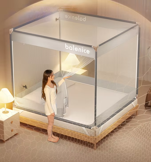 Children's anti-fall and anti-mosquito mosquito net