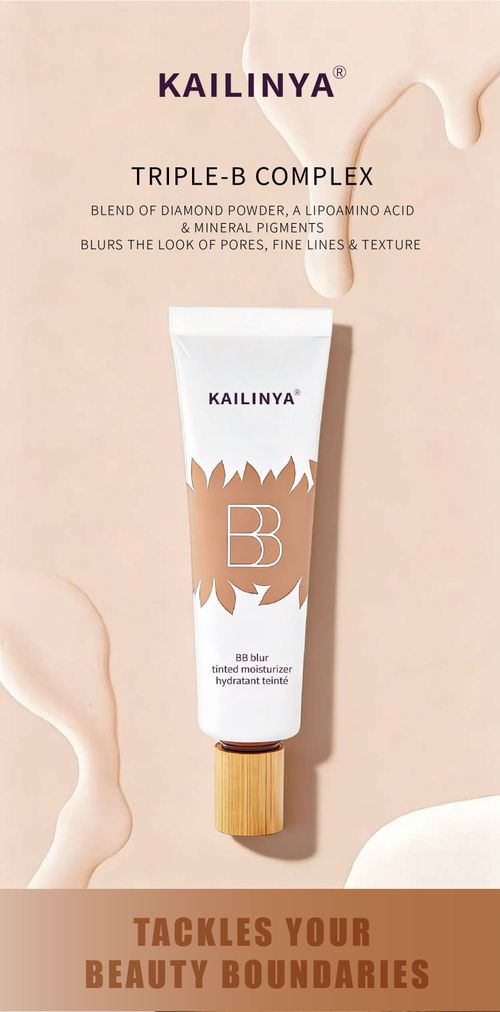 2-in-1Kailinya BB blur tinted moisturizer SPF 30 - instantly brightens&brush