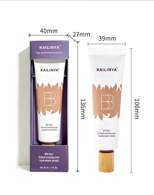 2-in-1Kailinya BB blur tinted moisturizer SPF 30 - instantly brightens&brush