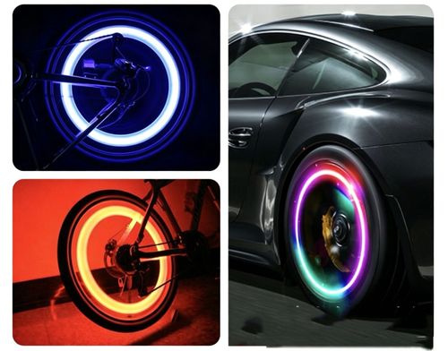 Colorful Wheel Valve Light 2-PCS