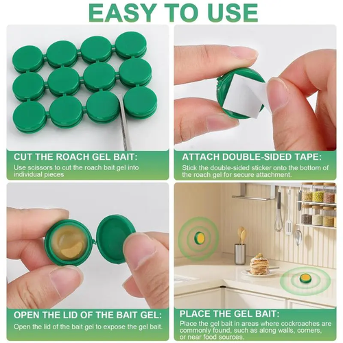 MoonSpry Roach Repellent & Exterminator Kit      2-packs  24pcs