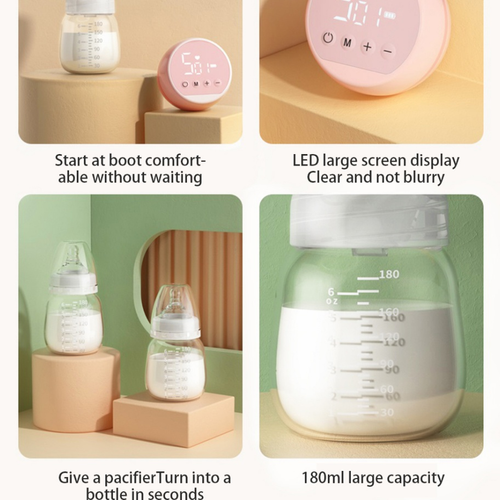 Automatic Portable Silicon Milk Pump Wireless Rechargeable Single Electric Breast Pump