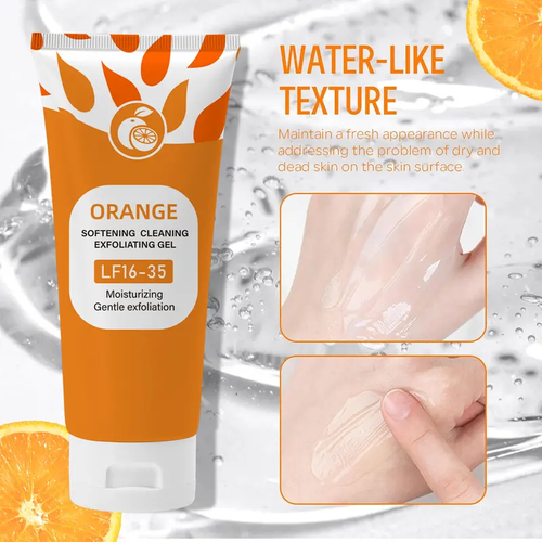 Cleanser-Orange Scented Exfoliator Clear Gel  2-packs