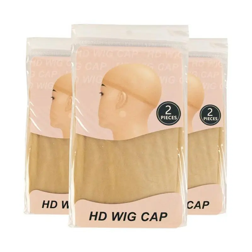 2 Pack 4 Pcs  Wig Caps Invisible Breathable Stretchy Wig Cap