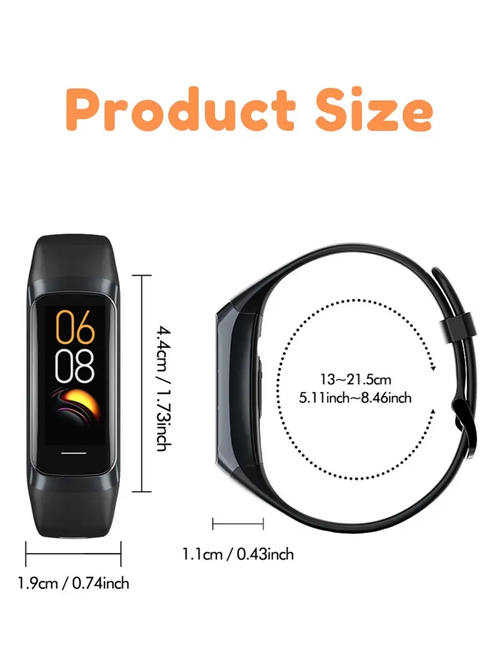 Smart Bracelet Watch  Wearable Fitness Tracker for Men & Women