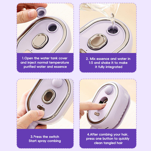 Electric spray  comb