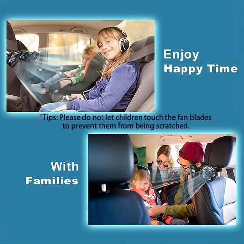 Adjustable Car Backseat Fan