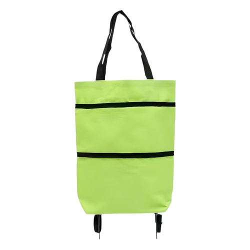 Foldable shopping trolley bag
