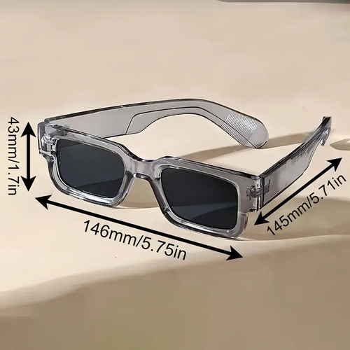 2-Piece High Quality Retro Full-Rim Modern Sunglasses Set