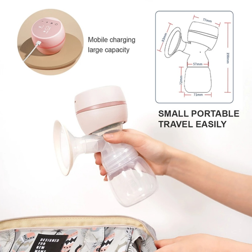 Automatic Portable Silicon Milk Pump Wireless Rechargeable Single Electric Breast Pump