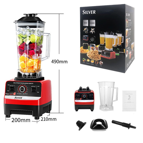 Food Chopper Blender with 2 Mixing Cups