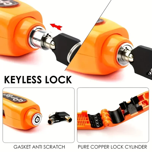ABS Portable Anti-Theft Bike and Motorcycle Lock