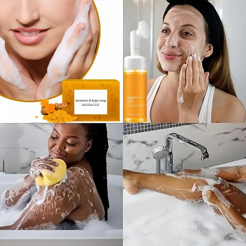 Turmeric Wash and Care Four Piece Set