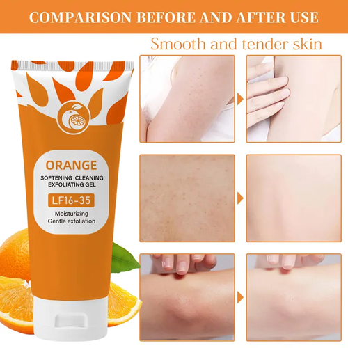 Cleanser-Orange Scented Exfoliator Clear Gel  2-packs