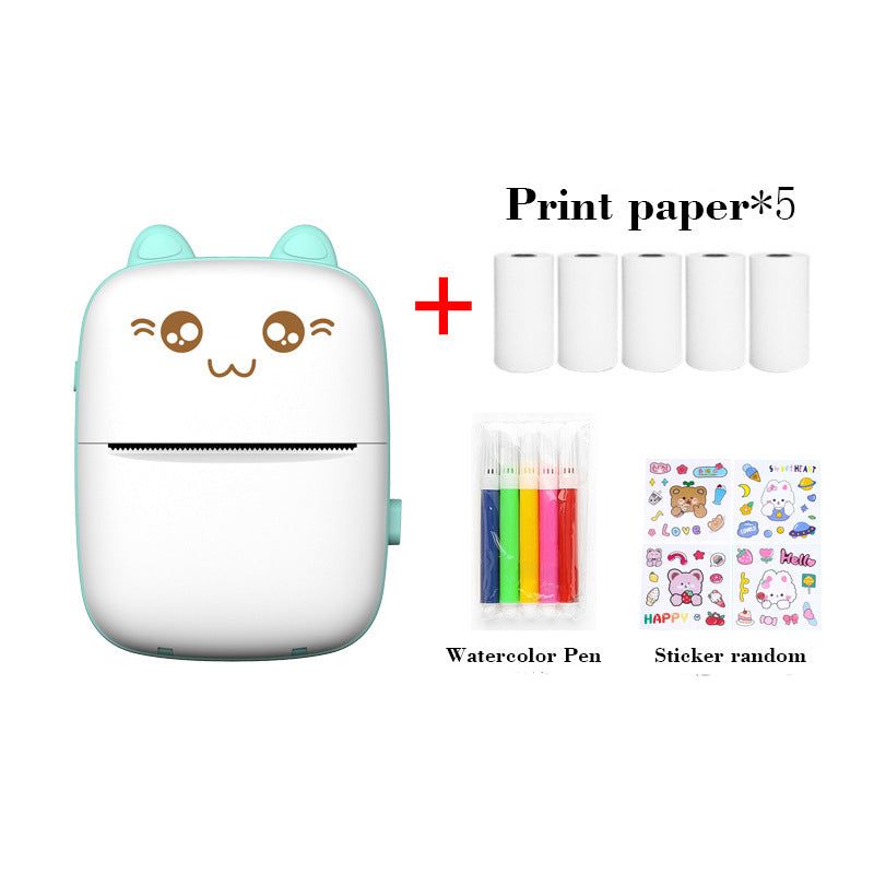 New mini portable search question photo printer student wrong question printer gift
