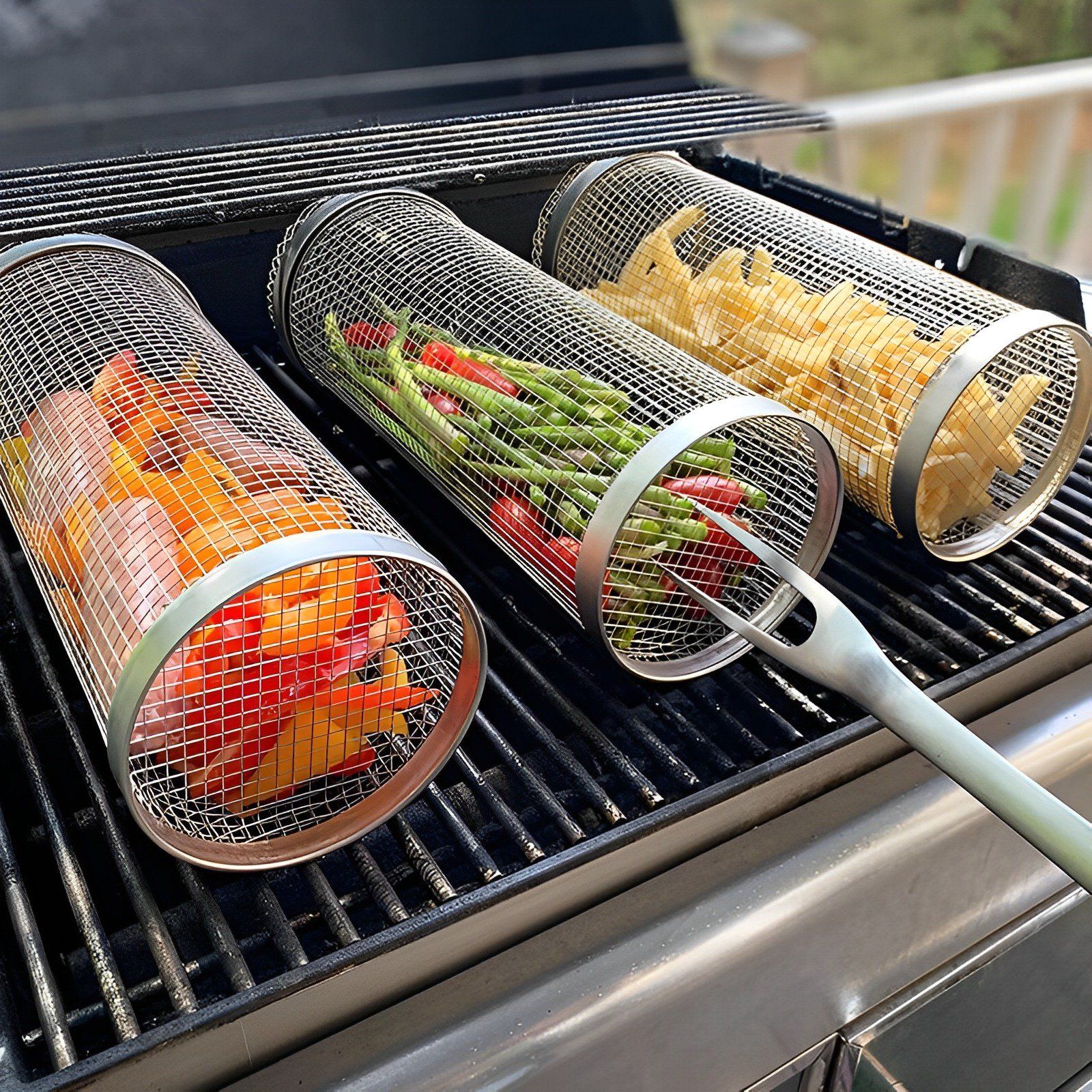 Outdoor Round Grill Net