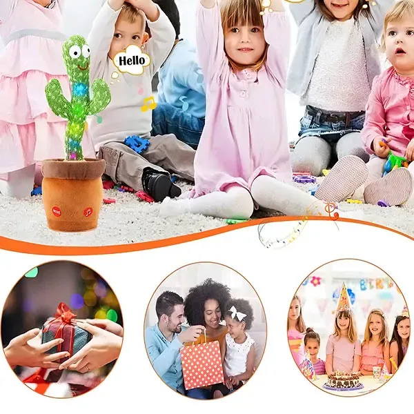 Dancing Cactus Toy, Cactus Musical Baby Toys